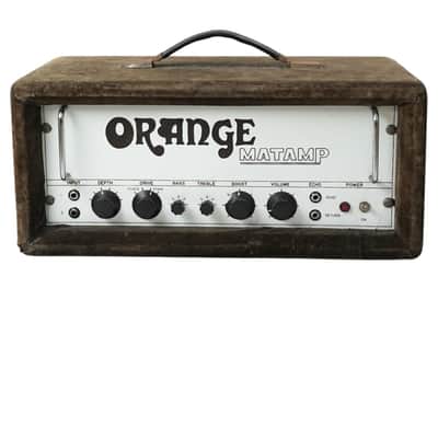 Orange Vintage Matamp 100W Head - 1970’s image 2