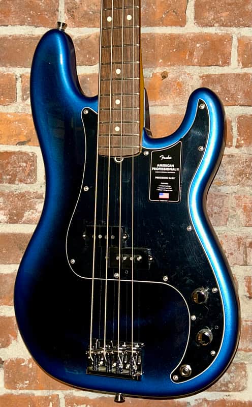 New Fender American Professional II Precision Bass with Rosewood Fretboard- Dark Night, Support Small Business and Buy It Here! image 1