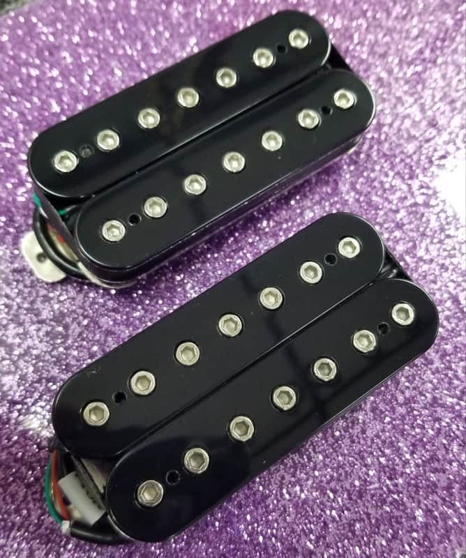 Warp Core Pickups 7 String Humbucker Set 2024 - Black/Chrome image 1
