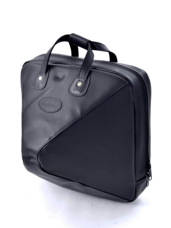 French Horn Gig Bag - Screw Bell - Leather (Smooth Black) - Glenn Cronkhite image 1