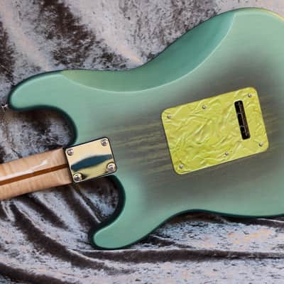 GB Liuteria Traditional Strato VegaTrem - strat style – Tamo Green image 8