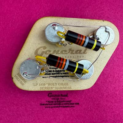 General Vintage Tone Prewired Harness electronics for Les Paul ®️ 1956 - 1959 CTS Burst taper pots 550k image 9
