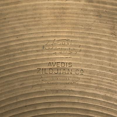 Zildjian 20" A '60s Stamp Ride Cymbal with 3 rivets image 2