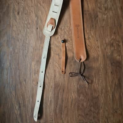 Martin Ball Glove Leather and Suede Guitar Strap 2010s - Brown image 3