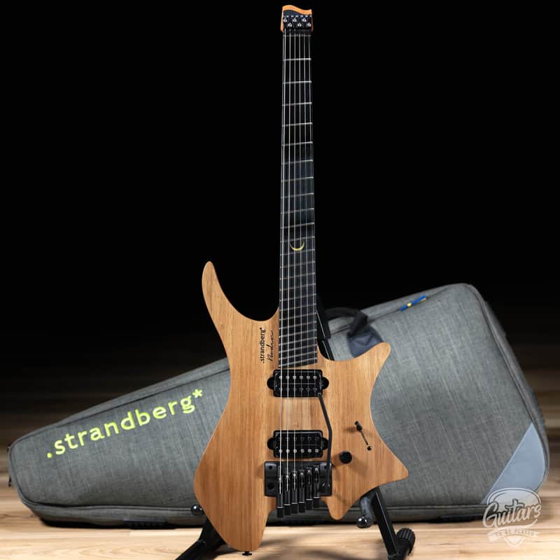 Strandberg Boden Prog NX 6 Plini Edition Headless Guitar w/ Tremolo – Natural image 1