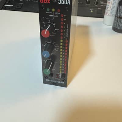dbx 560A 500 Series Compressor / Limiter Module 2010s - Black image 2