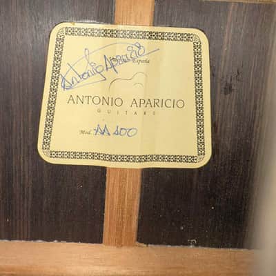 Antonio Aparicio AA100 guitar, Fustero tuners, All solid woods cedar top image 21