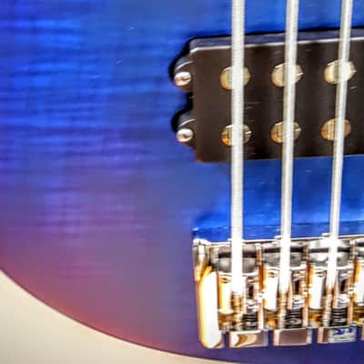 NEW Maruszczyk Elwood L 5a-24+ 2016 Blue Flame Maple Top and Back image 3