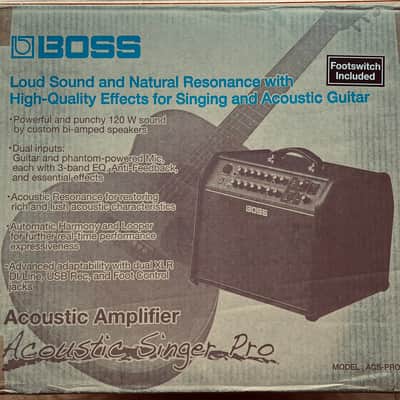 Boss ACS-PRO Acoustic Singer Pro 120w 1x8 Guitar Combo 2017 - Present - Brown image 14
