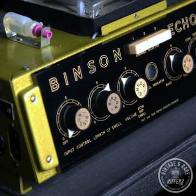 (Video) *Serviced* c.1966 Binson Echorec 2 Model T7E | Vintage Analog Echo Delay Decay Swell Repeat Reverb Unit | Gold Mod T7E Made in Italy image 12