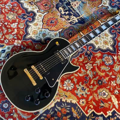1992 Pre Historic Gibson Les Paul Custom ’54 Reissue Black Alnico Custom Shop Staple pickup image 4