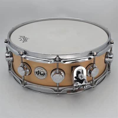 Used DW Collectors Maple Standard Snare Drum 14x5.5 Satin Natural - Very Good image 2