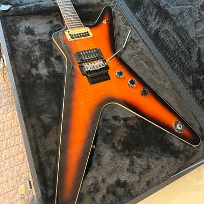Dean Dimebag Darrell DBD Tribute ML 2021 – Sunburst Flame Top – Floyd Rose – Hardshell Case image 2