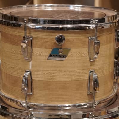 Ludwig 12/13/14/16/18" Drum Set - 1970s Jazzette Butcher Block image 20