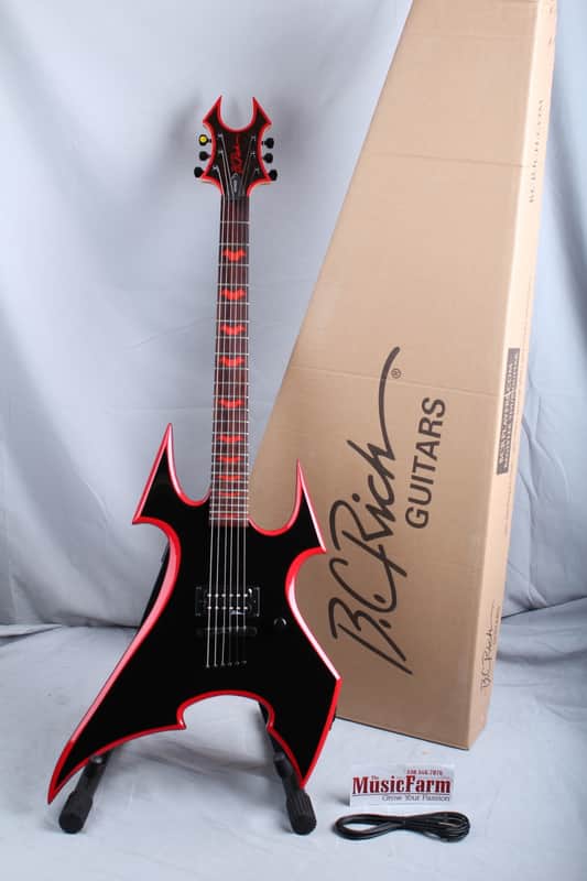BC Rich Avenge Son Of Beast Electric Guitar Onyx w Red Bevel Beast
