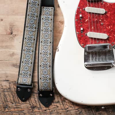 Vintage Gold 60s/70s Hippie Guitar Strap / Handmade in the UK / Case Candy image 4