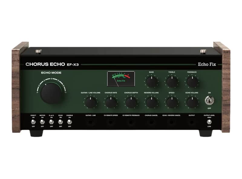 Echo Fix EF-X3 Tape Echo + Analog Chorus - Desktop (Vintage Green) image 1