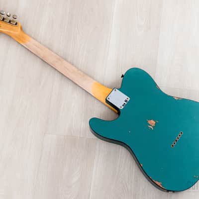 Fender Custom Shop 1963 Telecaster Custom Relic Sherwood Green w/ Twisted Tele, Seymour Duncan Little '59 image 11