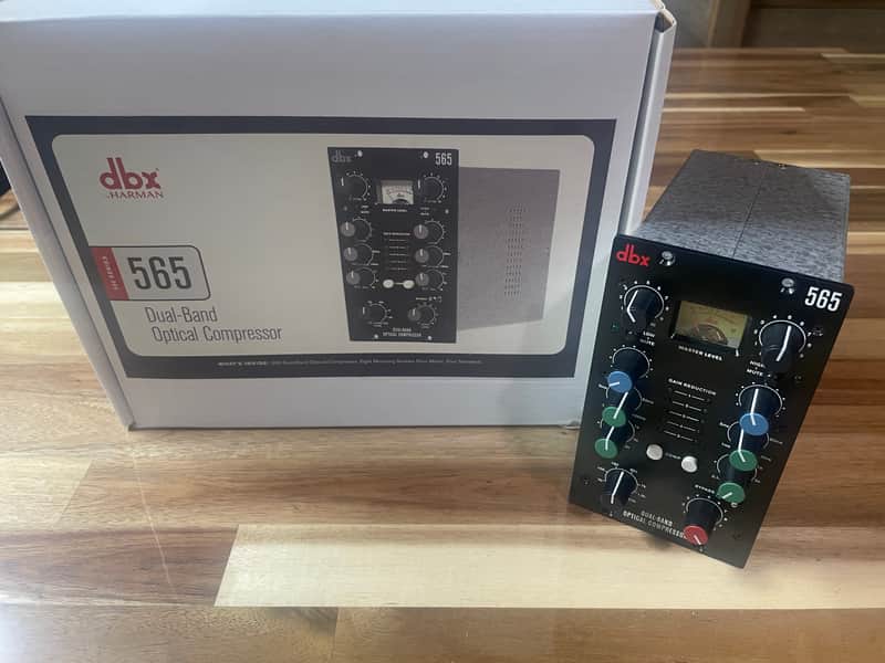 dbx 565 500 Series Dual-Channel Optical Compressor 2010s - Black image 1
