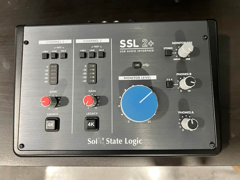 Solid State Logic SSL 2+ USB Audio Interface 2020 - Present - Black image 1
