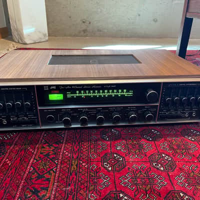 JVC 4VR-5445 Quadraphonic Receiver: Fully Serviced & Gorgeous Walnut Cabinet image 1