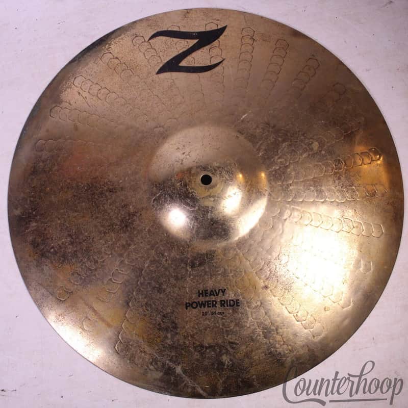 *Zildjian 20" Z Heavy Power Ride Vintage 80s Raw Unlathed 3492g Avedis A USA* image 1