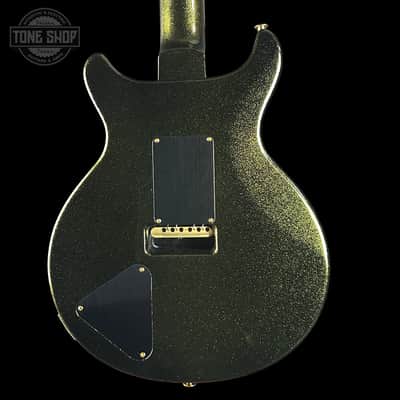 PRS Santana Retro 10 Top Sprayer's Choice Santana Yellow Gold Holoflake Back w/case 0415510 image 6