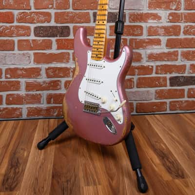 Fender Custom Shop Yngwie Malmsteen Stratocaster Heavy Relic Burgundy Mist Metallic 2026 w/OHSC image 5