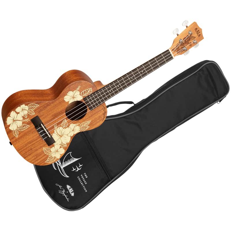 Maori Hibiscus Mahogany Tenor + housse Kala image 1