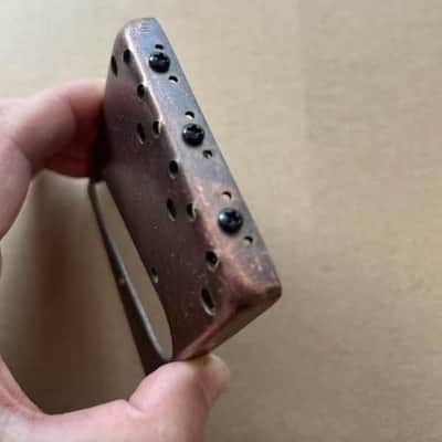 Bronze Guitar Telecaster Tele Style Bridge with Brass Saddles image 3