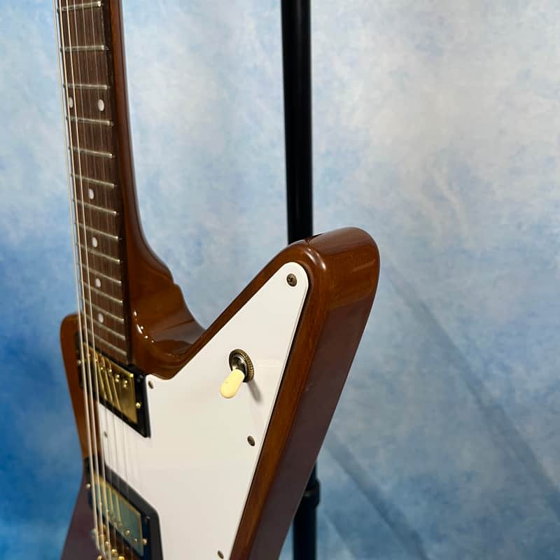Fernandes REX-80 Explorer Made in Japan 1990s Natural, MIJ | Reverb