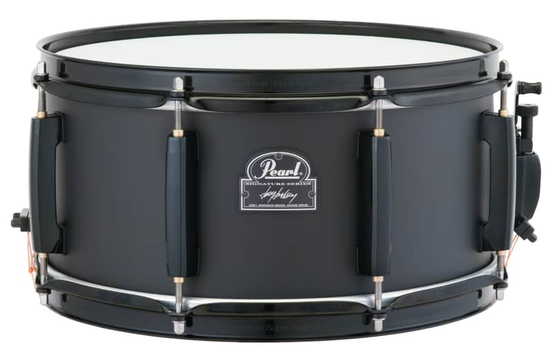 Pearl Joey Jordison Signature 13x6.5" Black Steel Snare Drum JJ1365N | Worldwide Ship | Authorized Dealer image 1