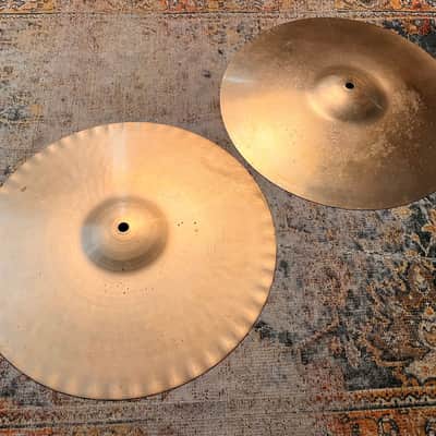 EARLY Vintage Paiste 602 SOUND EDGE Hihats 14” 852 958 g PRE SERIAL! The TONE! Don’t Pay $800 For REISSUES! image 4