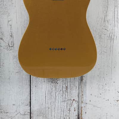 Squier Paranormal Custom Nashville Stratocaster Electric Guitar Aztec Gold image 7