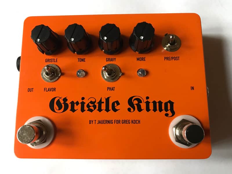 T. Jauernig Electronics  Gristle King Overdrive/Boost 2019 Orange image 1