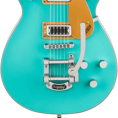 Mint Gretsch Electromatic Double Jet FT Caicos Green w/bigsby image 2