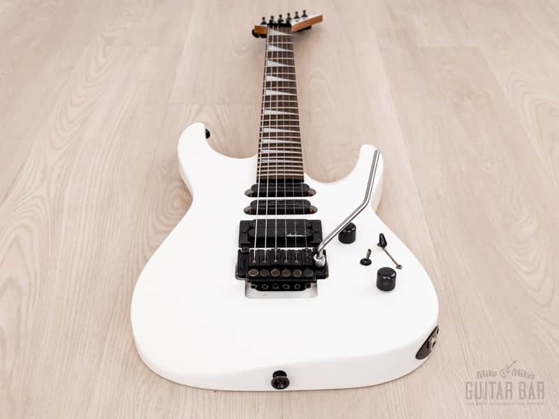 1991 Charvel by Jackson Super Dinky SDK-115-SSH Snow White w