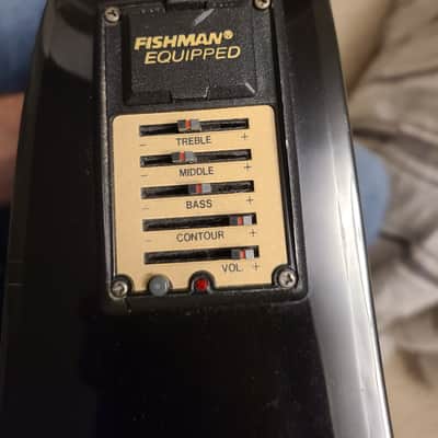 Fender BG-29 Acoustic Bass 1988-1996 Black image 6