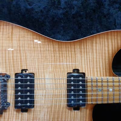 2012 Lipe Custom USA Virtuoso Flame Maple Top Amalfitano Electric Guitar image 4