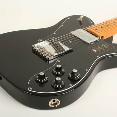 Fender American Vintage II 1977 Telecaster Custom Maple Fingerboard Black VS230633 image 3