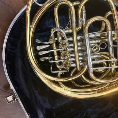 C. G. Conn 6D Double French horn. Made in USA image 8