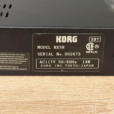 Korg NX5R Sound Module Synthesizer With Power Cable #3046 image 7