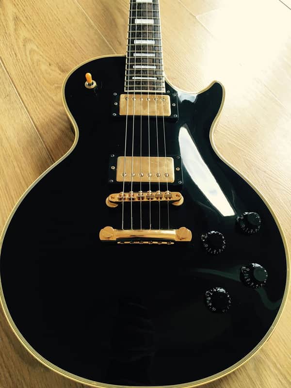 Epiphone Rare Japanese FujiGen Les Paul Custom Ebony Open Book