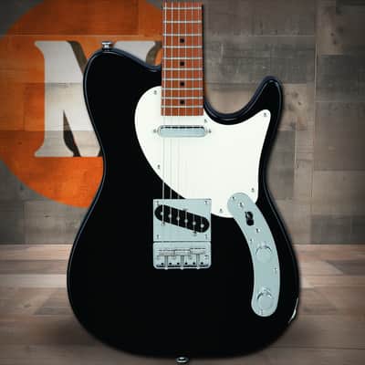 Ibanez Josh Smith Signature 6 String Electric Guitar w/Case - Black (FLATV1BK) image 1