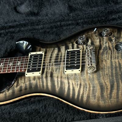 PRS Paul Reed Smith P22 Piezo & Stunning Greyblack Flametop Acoustic Tones image 7