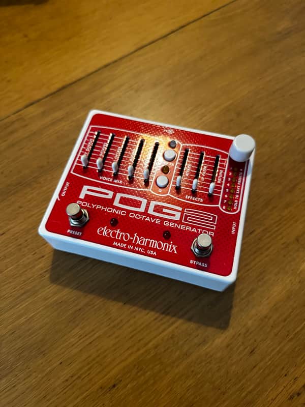 Electro-Harmonix POG2 Polyphonic Octave Generator 2009 - Present - Red / White image 1
