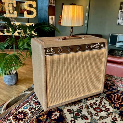 1963 Fender Princeton 6G2 Brownface Combo Tremolo non reverb image 3