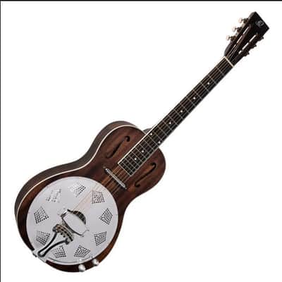 Ortega Americana Resonator Guitar, Parlor Body, Mahogany, Satin Whiskey Burst RRG30E-WB Demo Video image 1