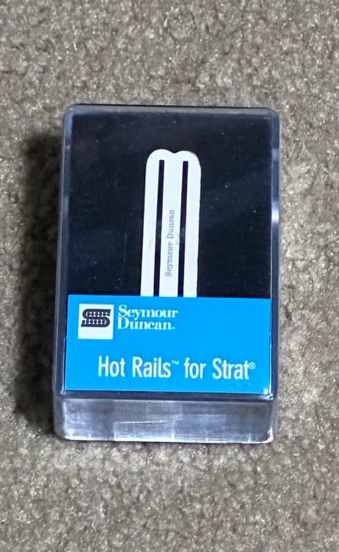 Seymour Duncan SHR-1b Hot Rails Strat Bridge Pickup 2010s - Parchment Bild 1