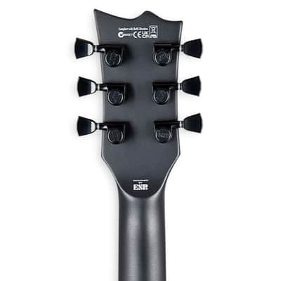 ESP LTD EC-1000 Baritone Electric Guitar. Charcoal Metallic Satin image 7